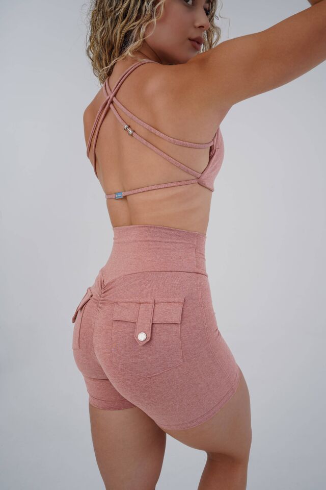 Pocket Pop Shorts Calm Pink - XS