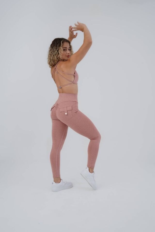 Pocket Pop Leggings Calm Pink - L