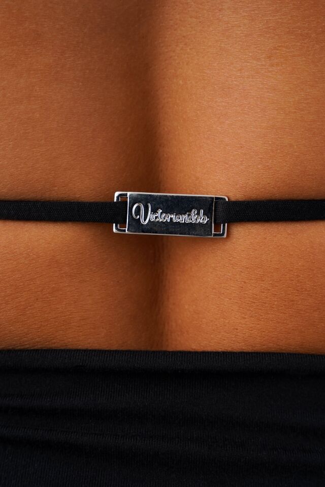 Barbell Bra Black - M