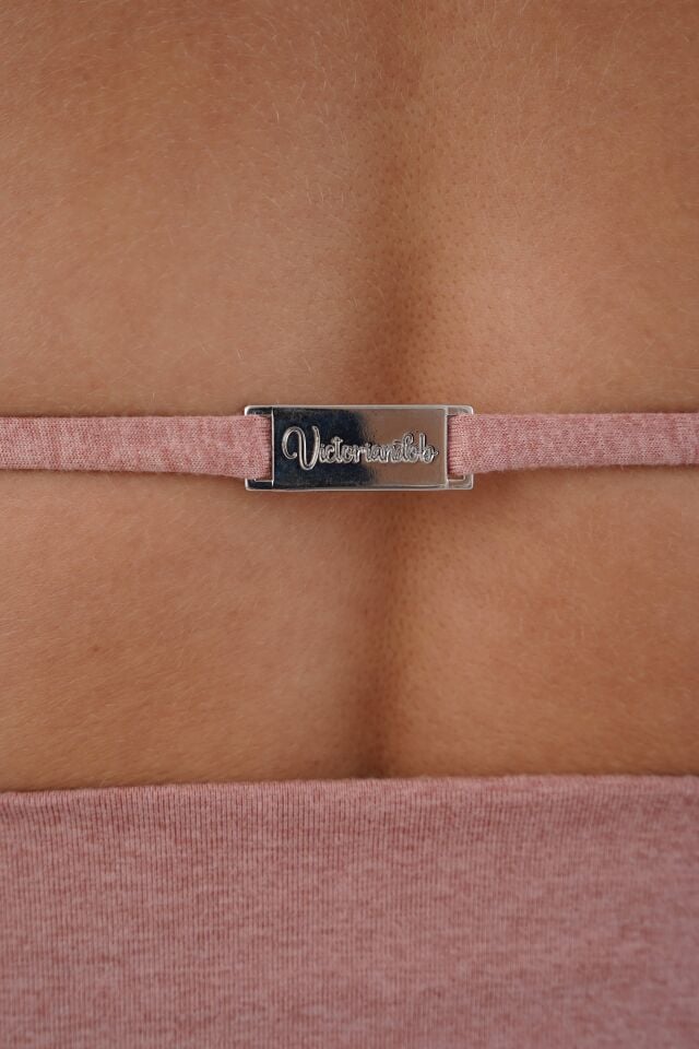 Barbell Bra Calm Pink - M