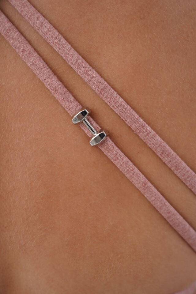 Barbell Bra Calm Pink - M