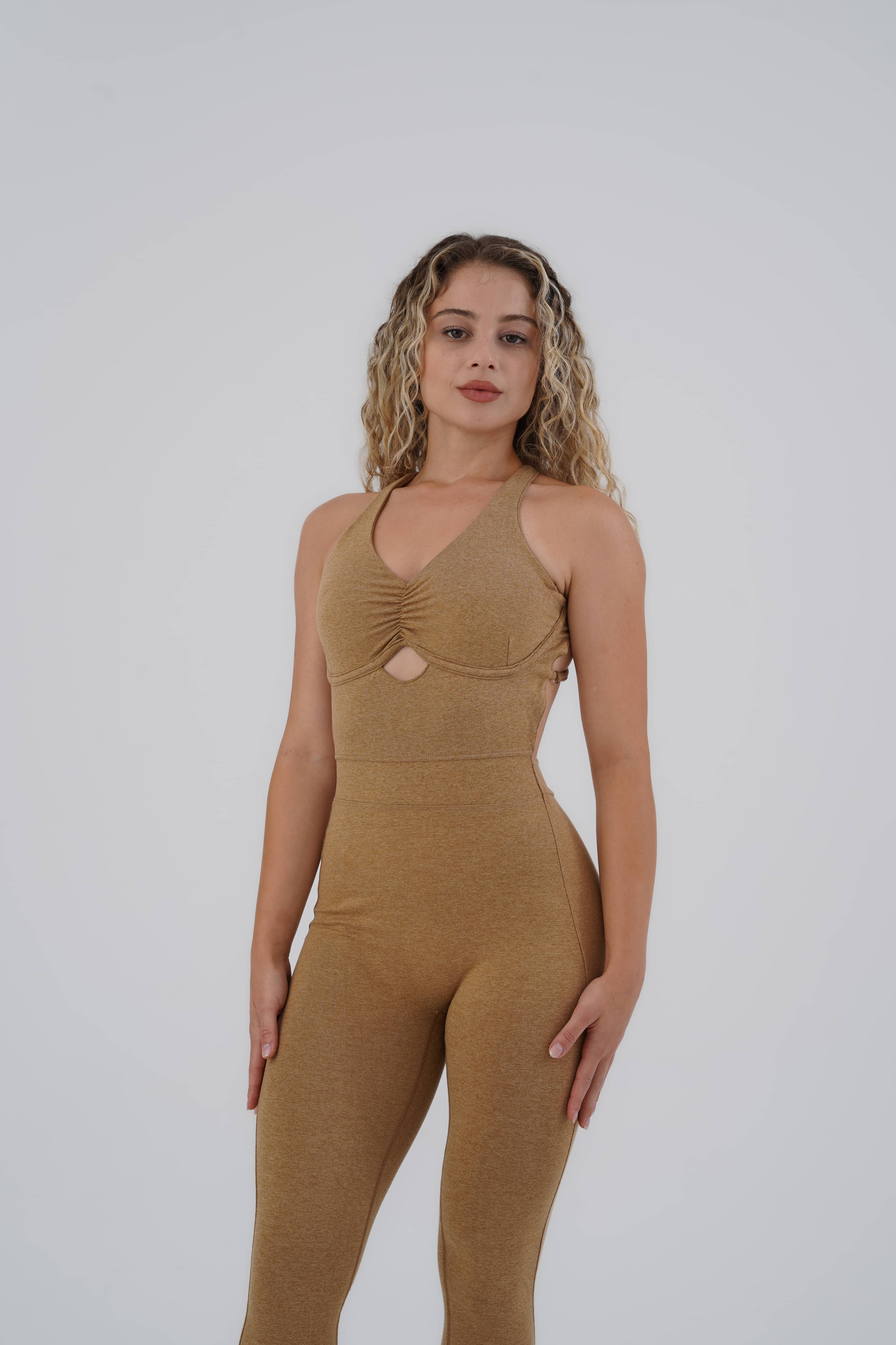 Victorian Bodysuit Caramel - M