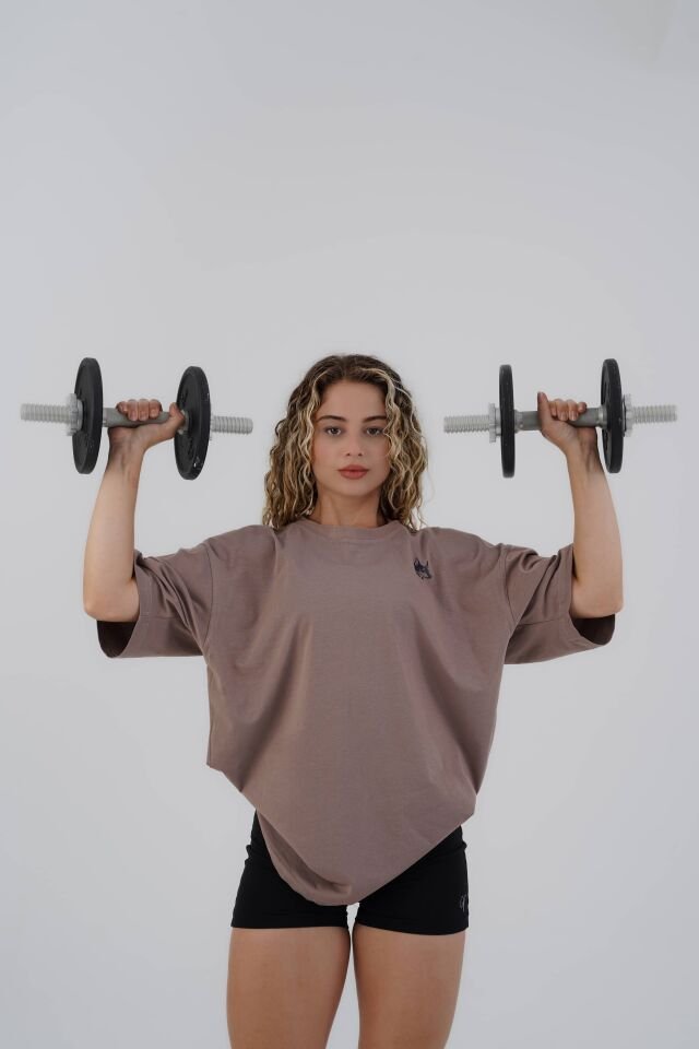 Power T-shirts Walnut Brown - L
