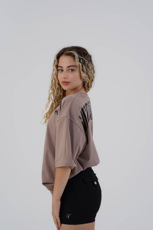 Power T-shirt Walnut Brown - XL