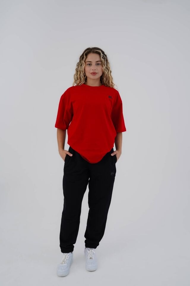 Power T-shirt Carmine Red - XL
