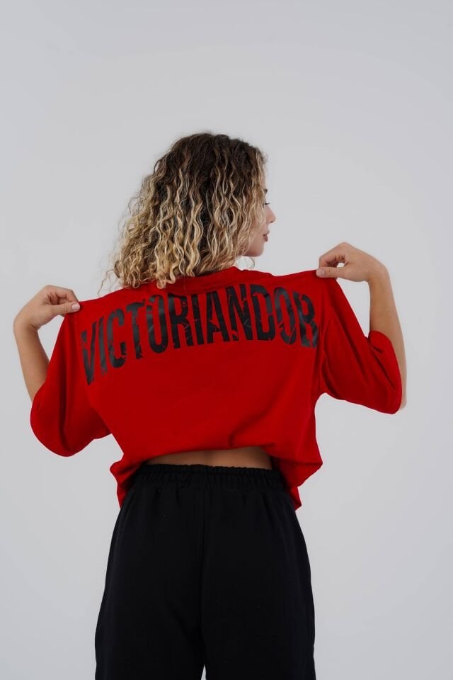 Power T-shirt Carmine Red - XL