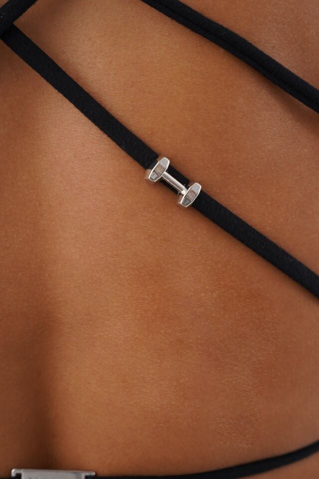 Barbell Bra Black - S