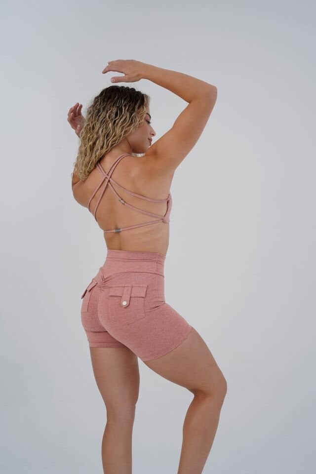 Barbell Bra Calm Pink - S