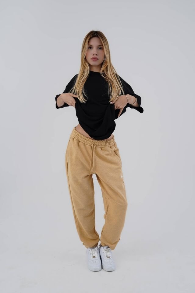 Essentiel Oversized Jogger Sand Beige - M