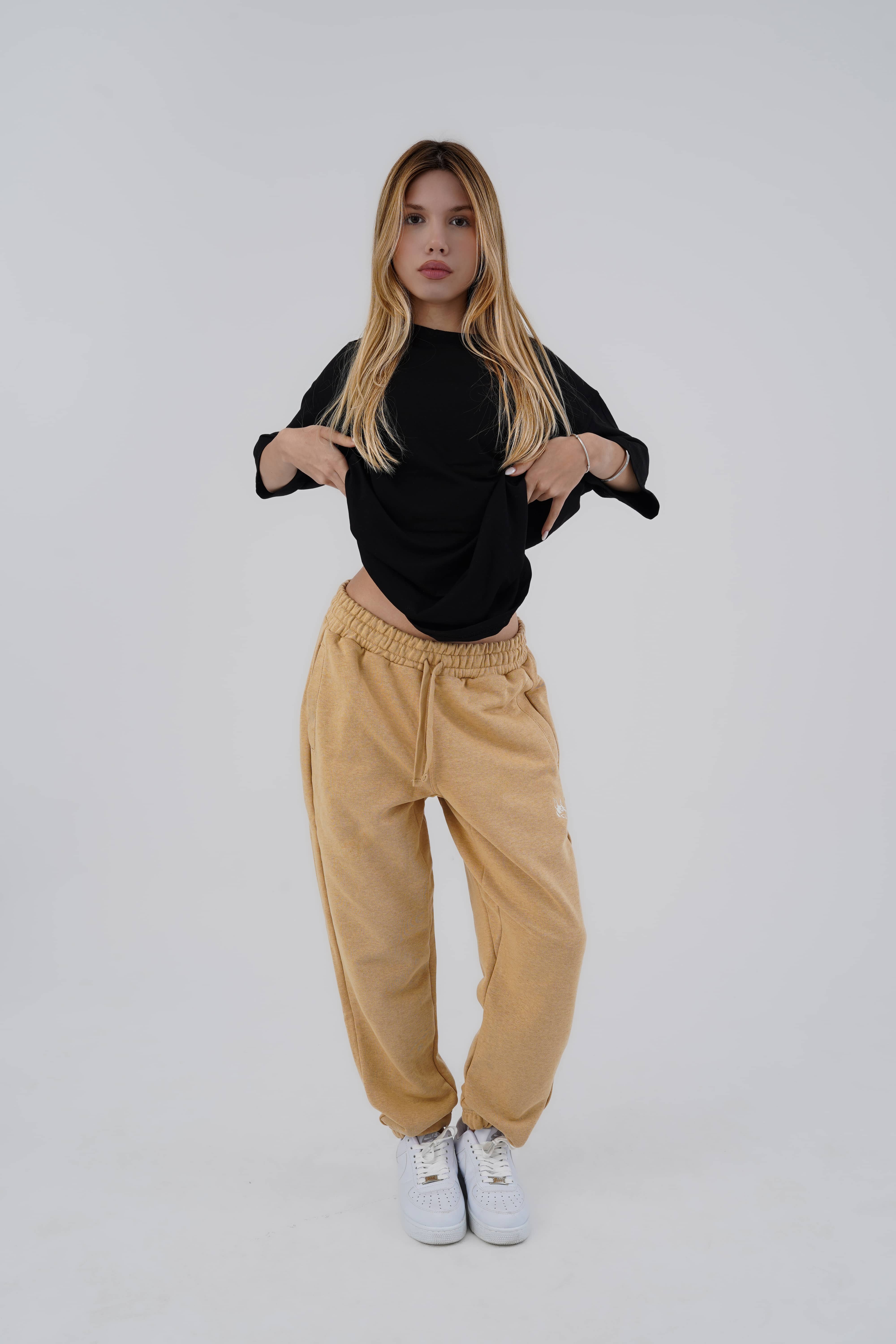 Essentiel Oversized Jogger Sand Beige - L