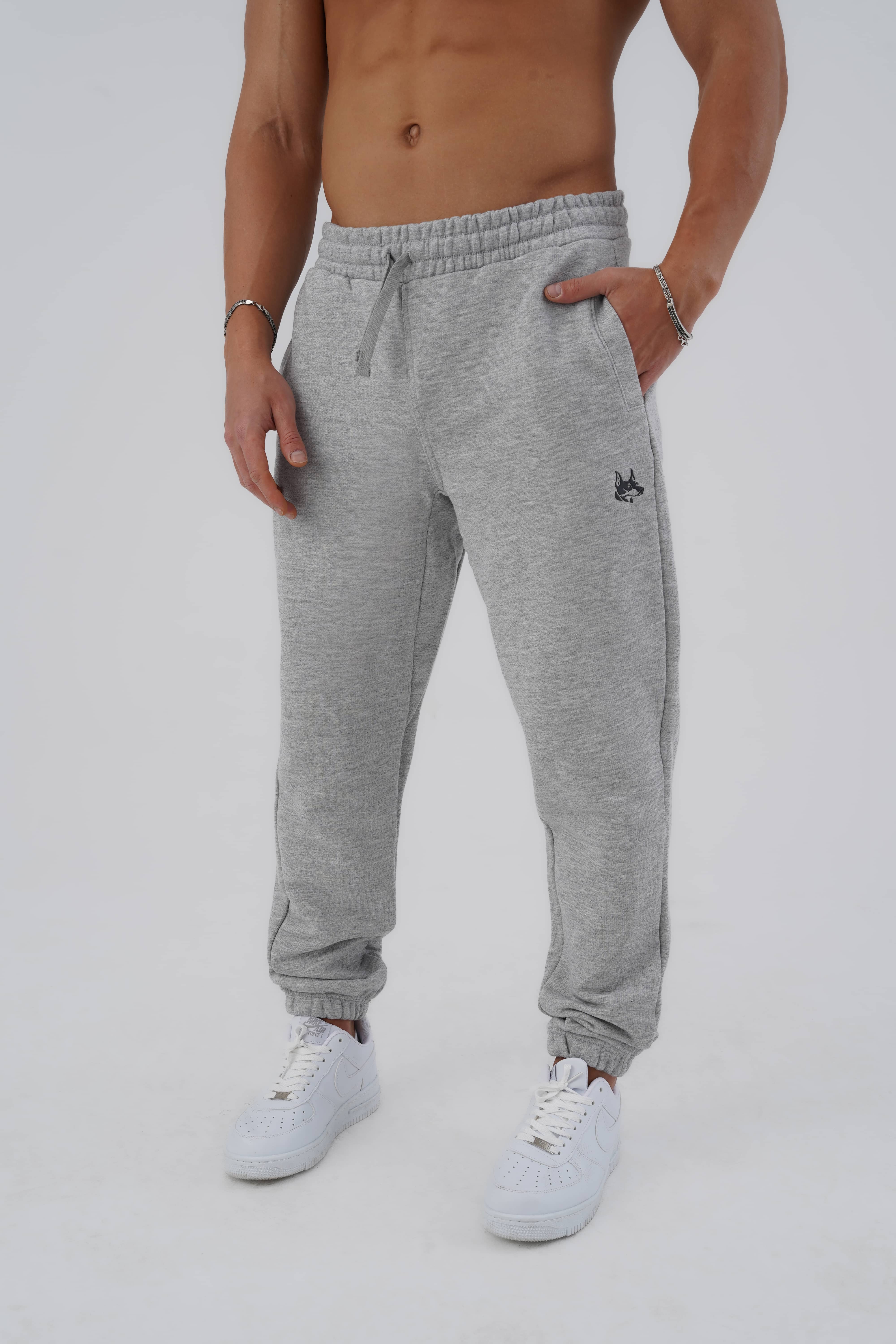 Essentiel Oversized Joggers Charcoal Grey Marl - L