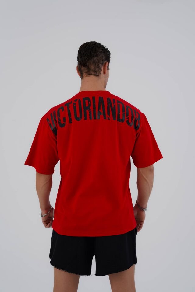Power T-shirt Carmine Red - S