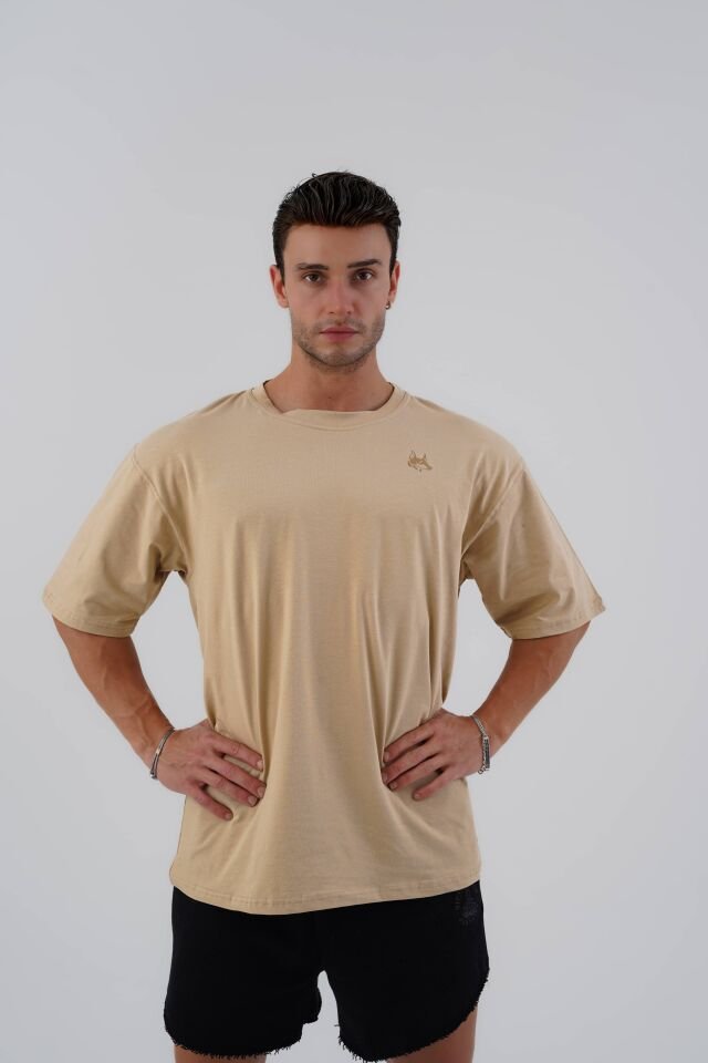 Power T-shirt Sand Beige - S