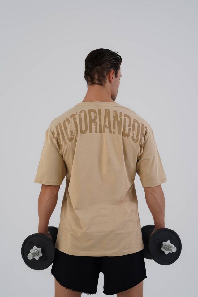 Power T-shirt Sand Beige - M