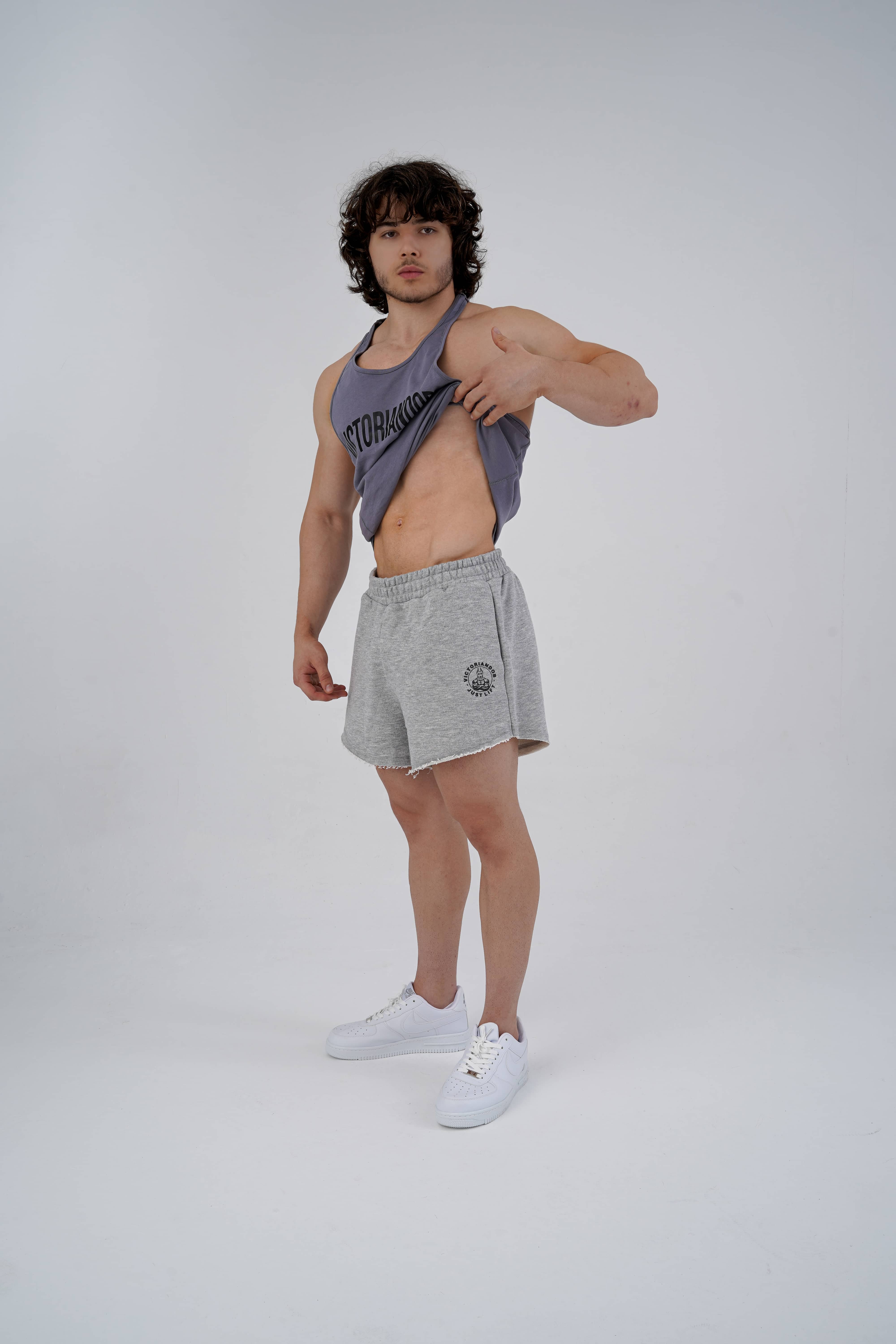 Just Lift Short Charcoal Grey Marl - M