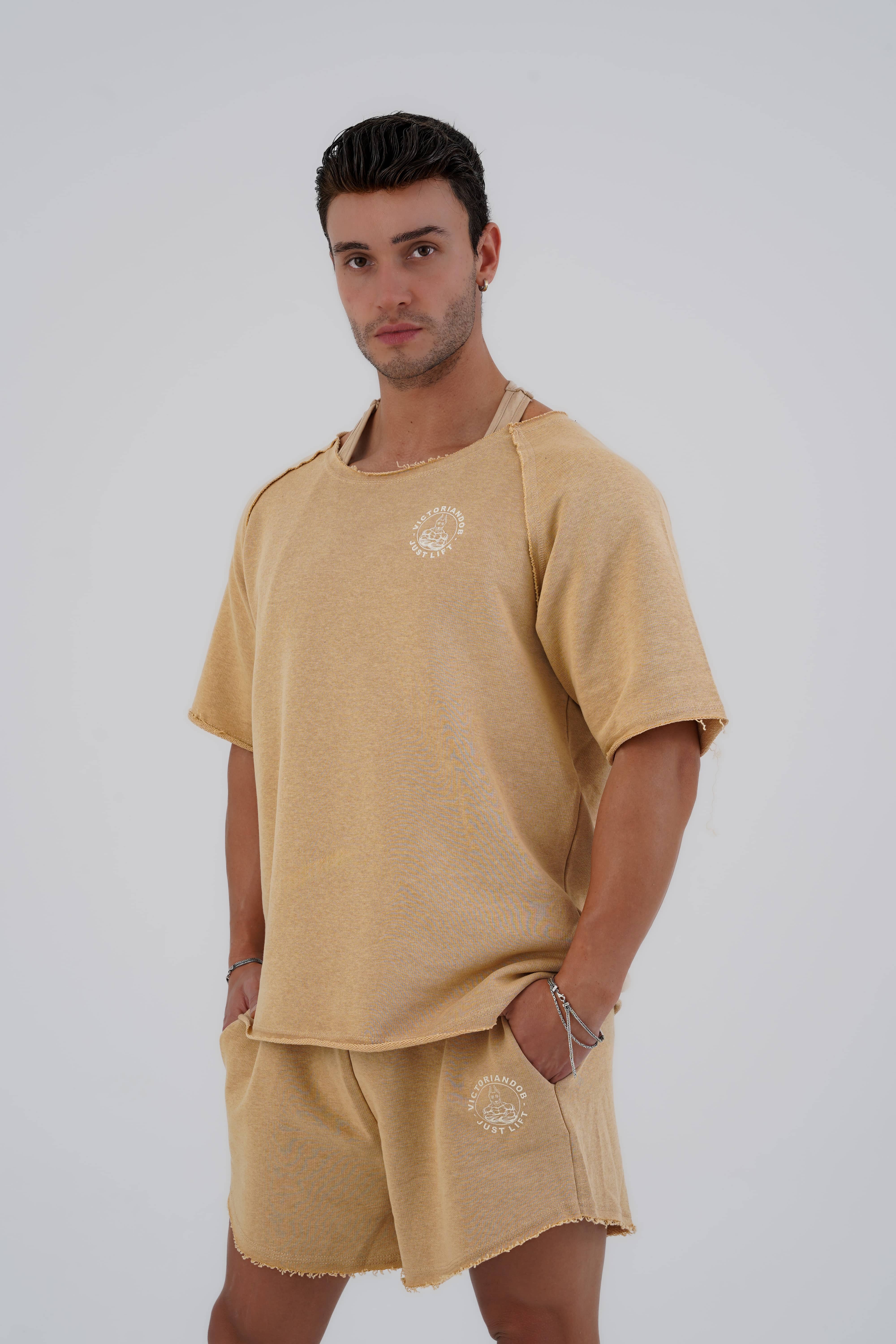 Just Lift Rag Top Sand Beige - M