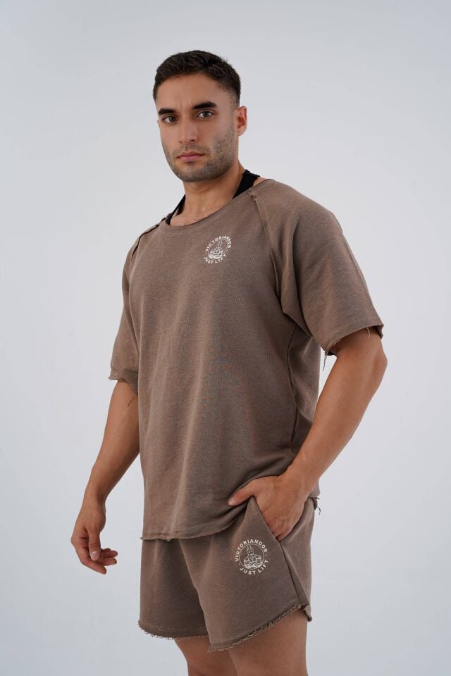 Just Lift Rag Top Walnut Brown - L