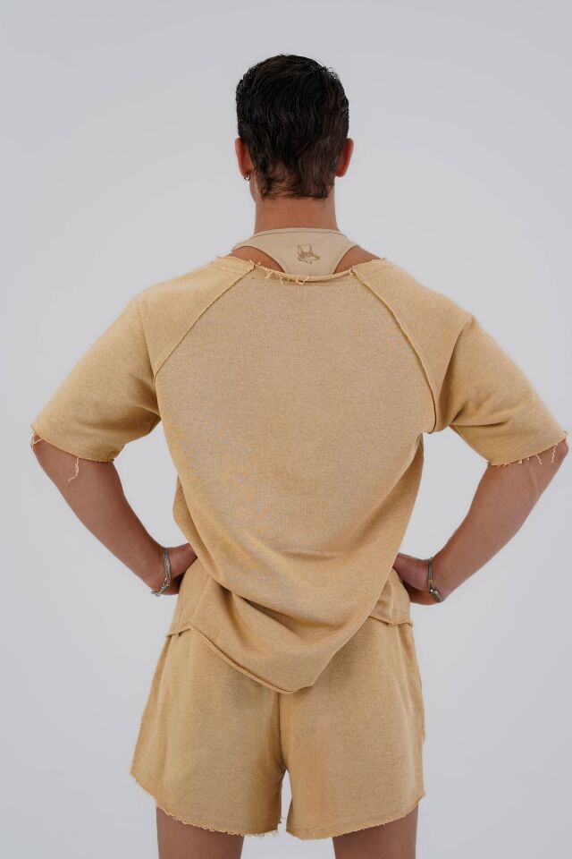 Just Lift Rag Top Sand Beige - L