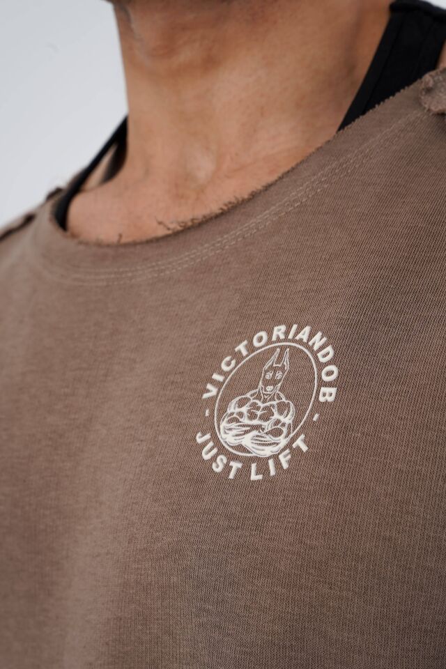 Just Lift Rag Top Walnut Brown - XL