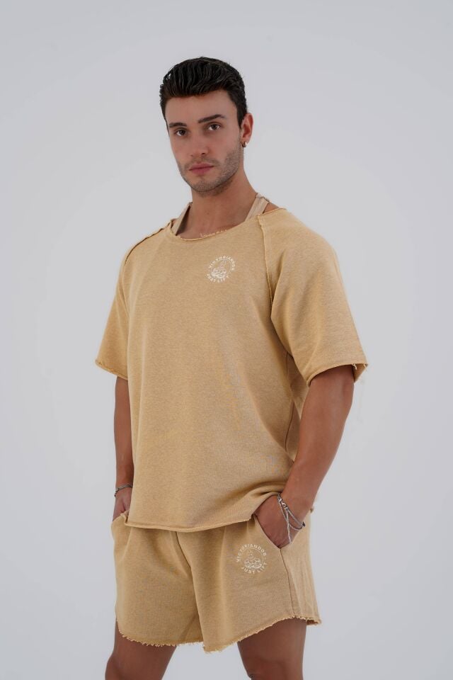 Just Lift Rag Top Sand Beige - XL