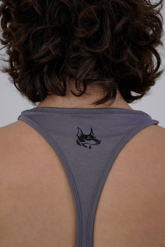 Victorian Stringer Dark Grey - M