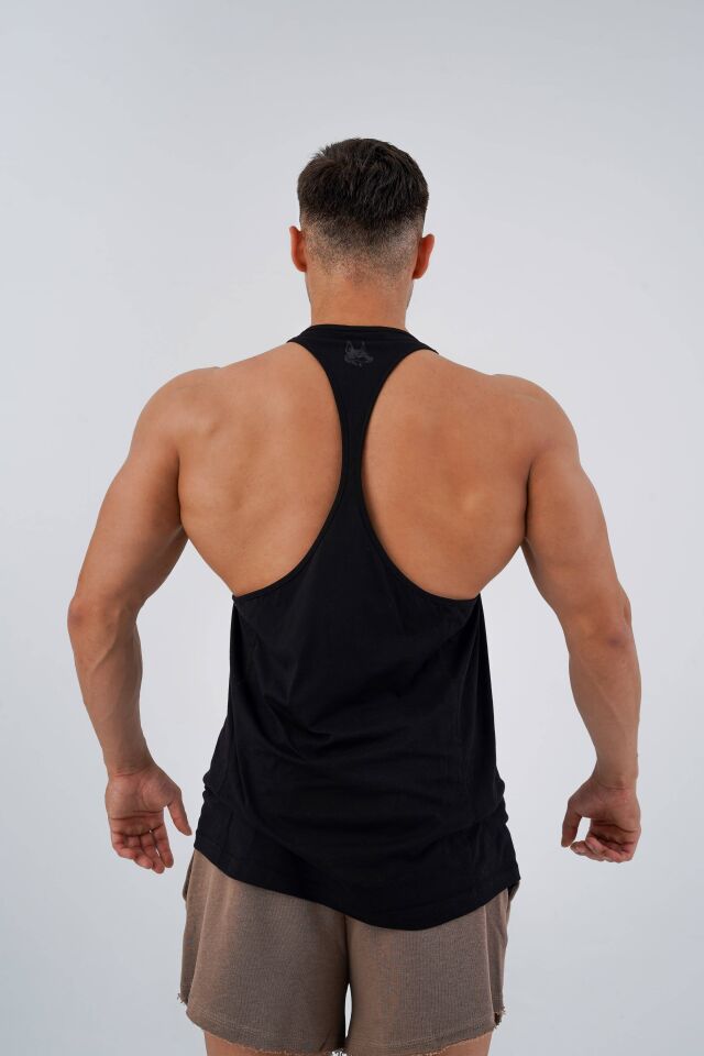 Victorian Stringer Black - L