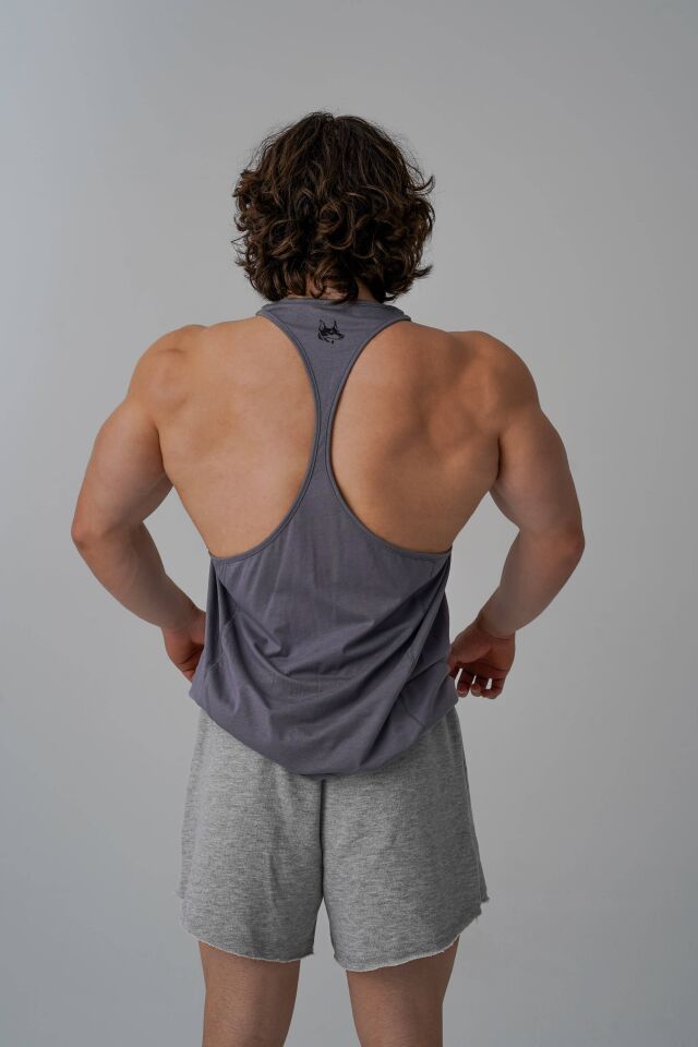 Victorian Stringer Dark Grey - L
