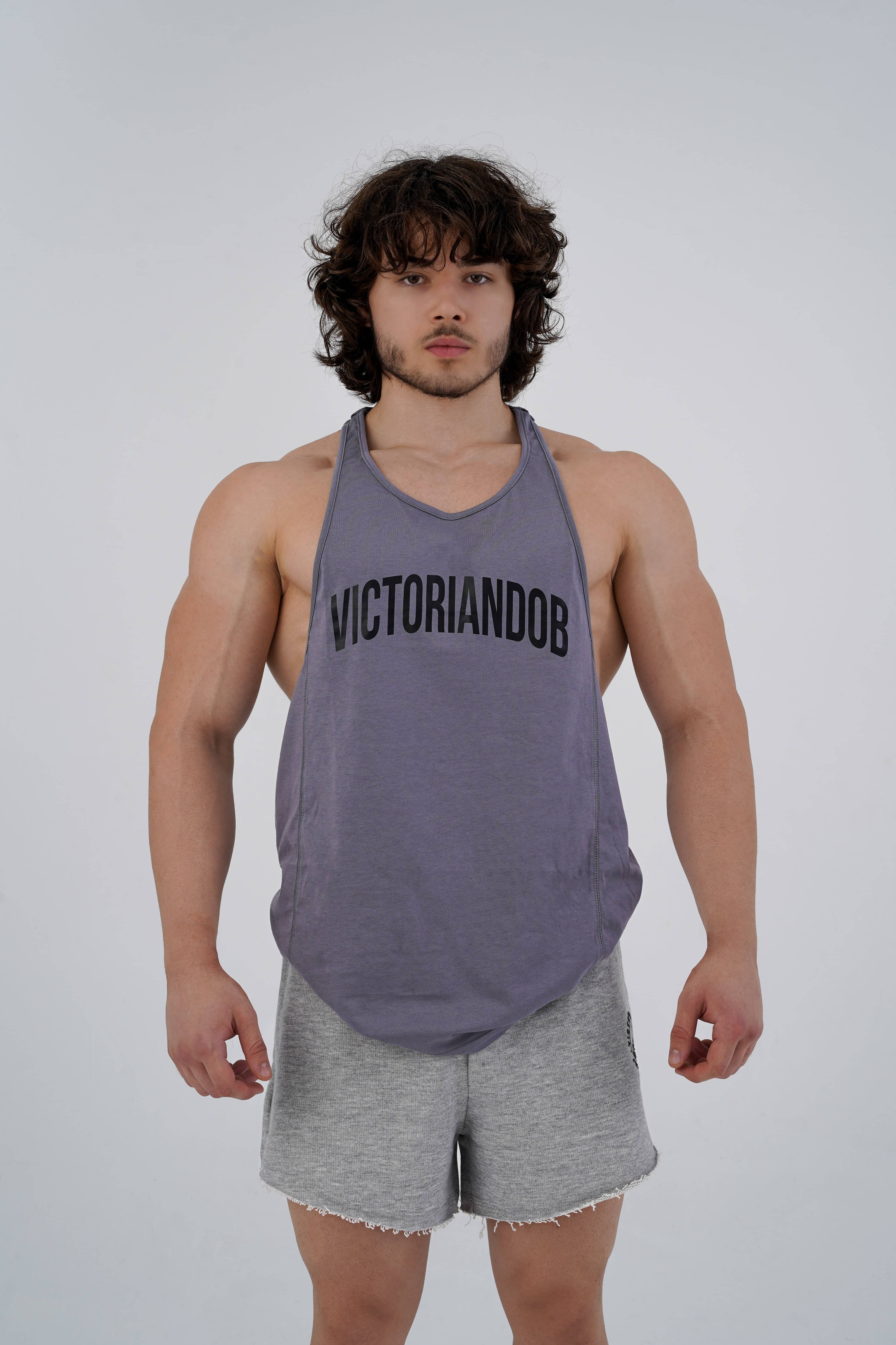 Victorian Stringer Dark Grey - XL