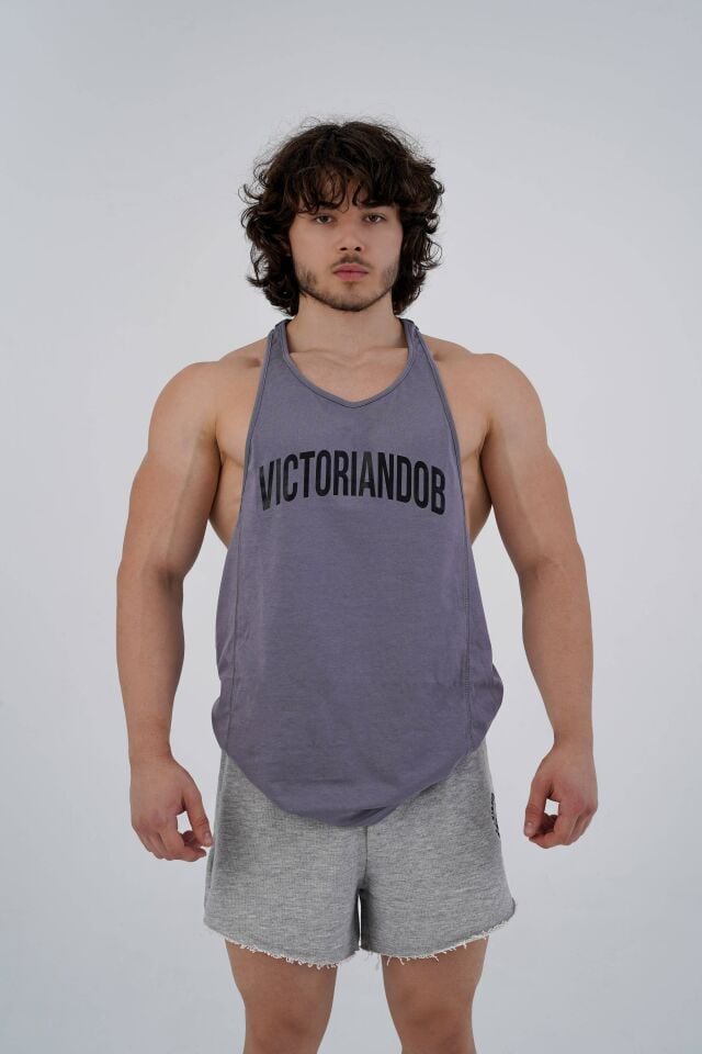 Victorian Stringer Dark Grey - XL