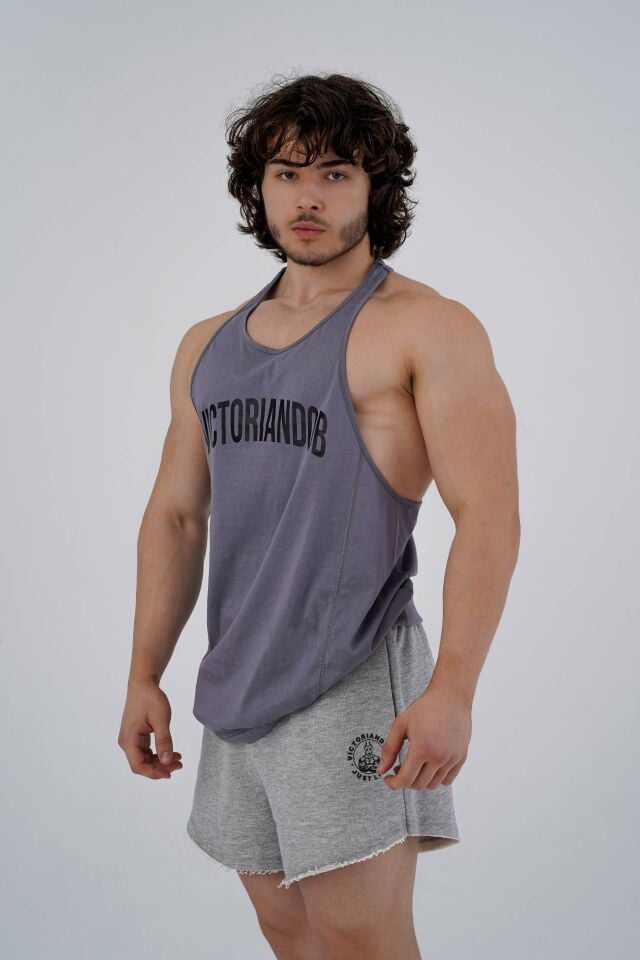 Victorian Stringer Dark Grey - XL
