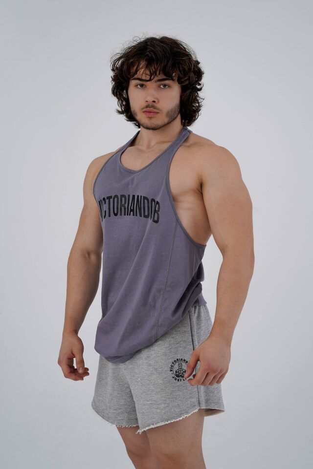 Victorian Stringer Dark Grey - XL