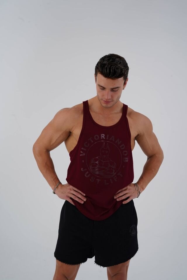 Just Lift Aesthetic Burgundy Red - XL