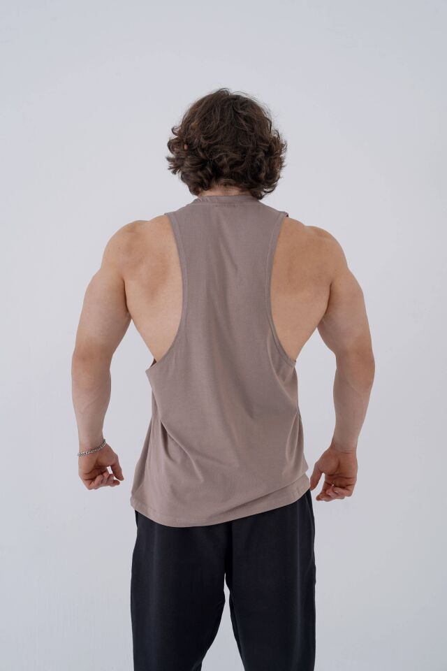 Just Lift Drop Arm Tank Walnut Brown - S