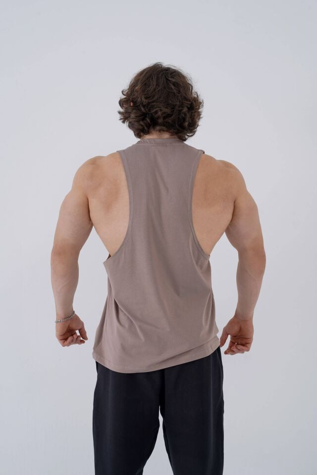 Just Lift Drop Arm Tank Walnut Brown - XL