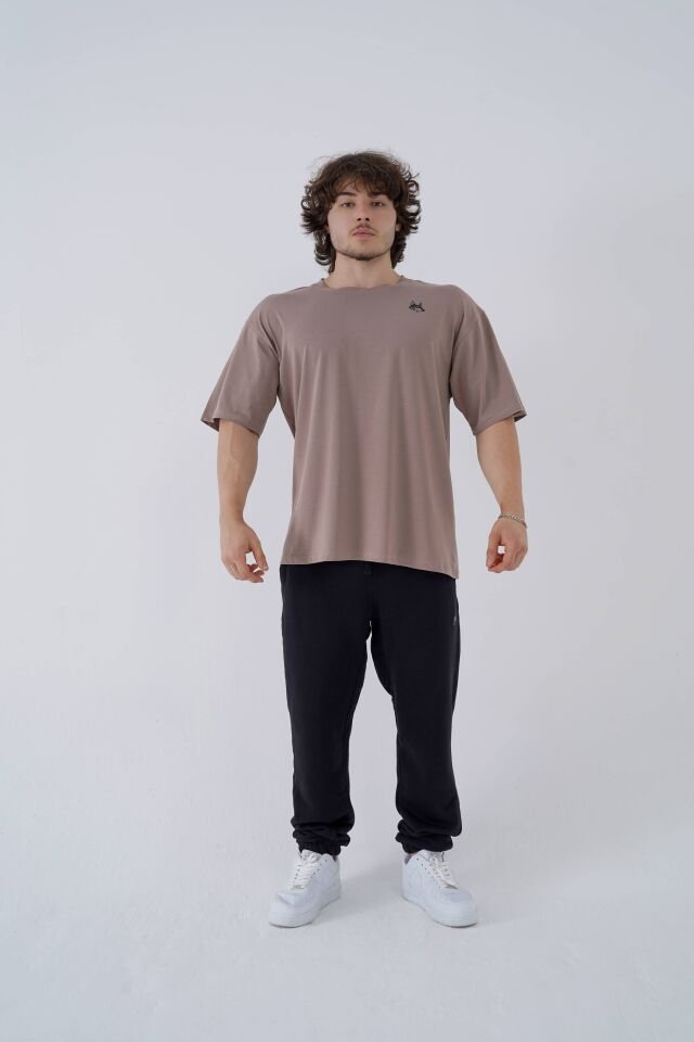 Power T-shirt Walnut Brown - XS