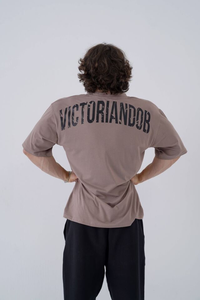 Power T-shirt Walnut Brown - S