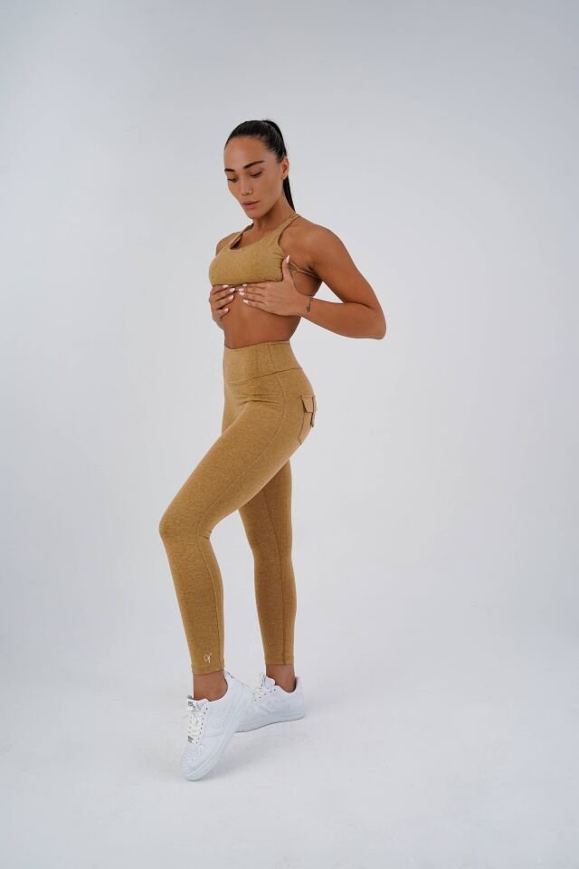 Pocket Pop Leggings Caramel - S